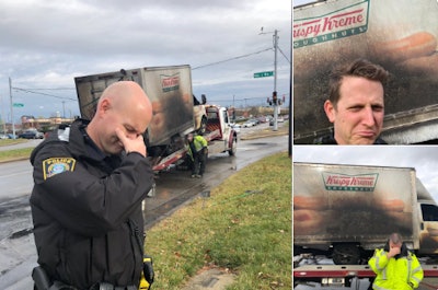 In the wake of a humorous Tweet posted by the Lexington Police Department 'mourning' the loss of a Krispy Kreme donut truck to fire, agencies around the country are sending their 'condolences' and words of support via Twitter.