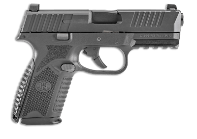 The FN 509 Midsize pistol is chambered in 9mm and features a four-inch slide and barrel, a frame with shortened grip, and 15- or 10-round magazine capacity with backward compatibility to higher capacity FN 509 magazines. (Photo: FN America)