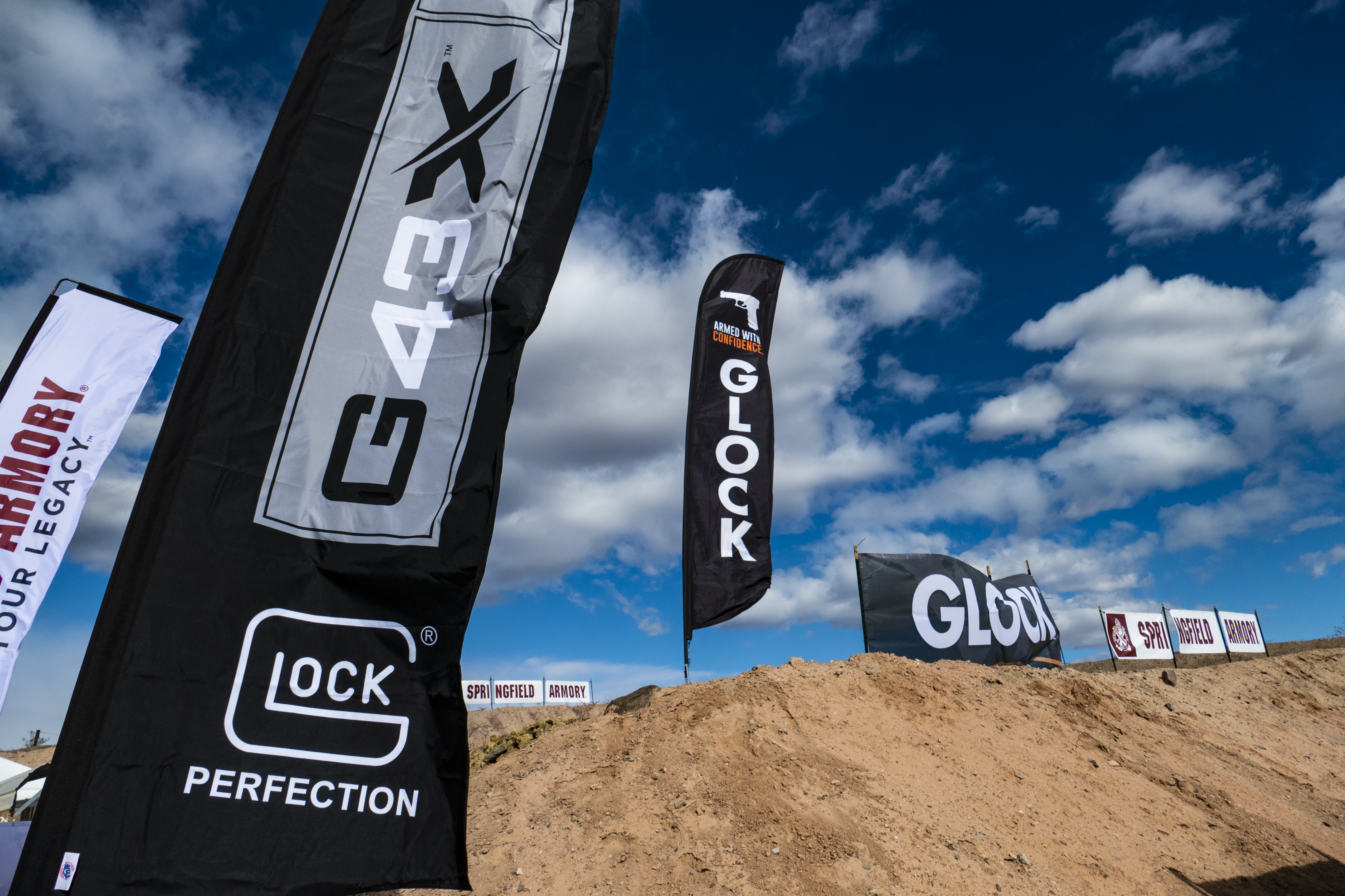 Glock promoted its new concealed carry pistols the G43X and G48 at Industry Day. (Photo: Michael Hamann)