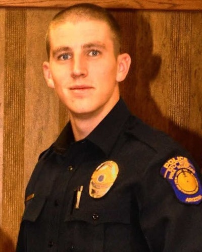 Officer Clayton Townsend was conducting a traffic stop on Tuesday night when a driver was allegedly seen crossing two lanes and crashing into the young officer. That driver—identified as 40-year-old Jerry Sanstead—was allegedly texting at the time.