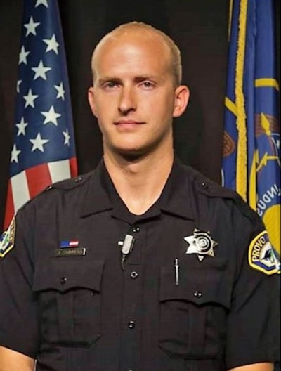 Officer Joseph Shinners of the Provo (UT) Police Department was shot and killed Saturday while trying to arrest a fugitive. (Photo: Provo PD)