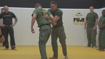 Retired mixed martial arts fighter Jorge Gurgel is providing training to police officers with the Lewisburg (WV) Police Department to help them remain safe on the streets.