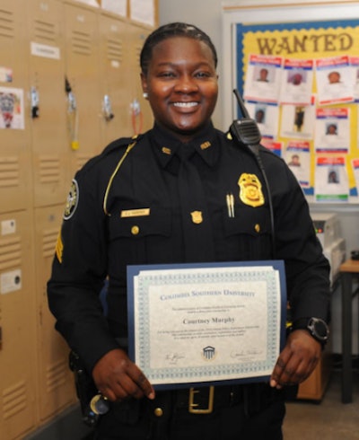 Atlanta Police Officer Courtney Murphy has been awarded a scholarship to study for her master's degree through Columbia Southern University. (Photo: CSU)