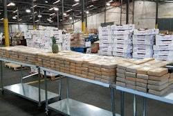 U.S. Customs and Border Protection field operations officers working at the port of Savannah, GA discovered more than 450 packets of cocaine hidden in a shipment of fresh pineapples from Colombia.