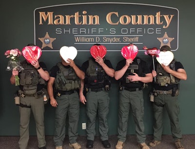 A Florida sheriff's office used the Valentines Holiday to have a little fun with individuals wanted for arrest, saying 'Valentine's Day is the perfect day to turn yourself in.'