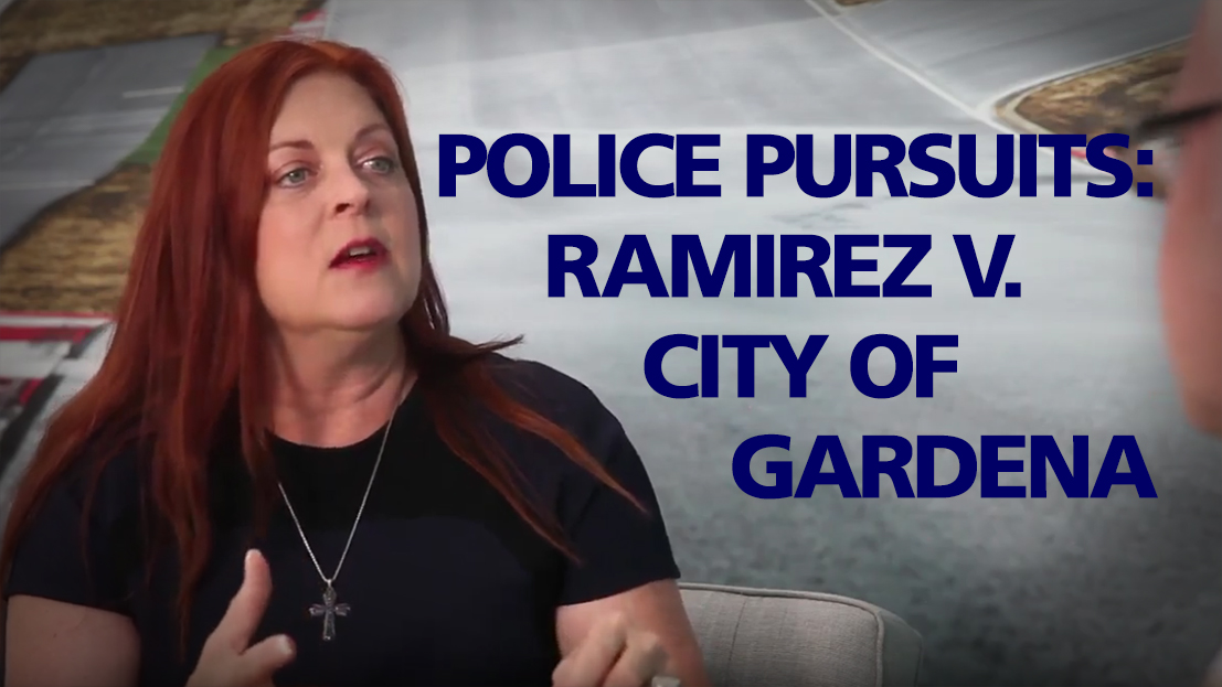 Attorney Missy O'Linn discusses the pursuit policy ramifications of the California Supreme Court ruling in Ramirez v. City of Gardena.