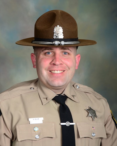 According to an announcement the agency posted to Facebook, 36-year-old Trooper Gerald Ellis was transported to a local area hospital with life-threatening injuries. He died shortly thereafter.