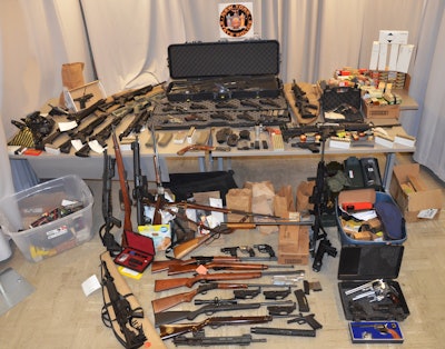 A New York law enforcement officer was charged with selling firearms to people who are not legally allowed to buy them. (Photo: New York State Police)