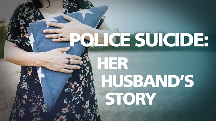 When a police officer dies by suicide, what help does the spouse get?