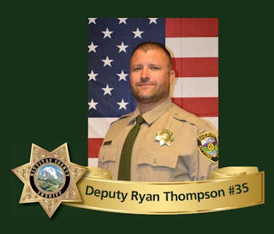 Kittitas County (WA) Sheriff's Deputy Ryan Thompson was killed Tuesday night in a gunfight with a road rage suspect. The suspect, who was killed, was in the US illegally. (Photo: Kittitas County SO)