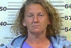 Sally Selby was arrested by Crossville, TN, police officers last week after a slow-speed pursuit involving an electric shopping cart. (Photo: Cumberland County SO)