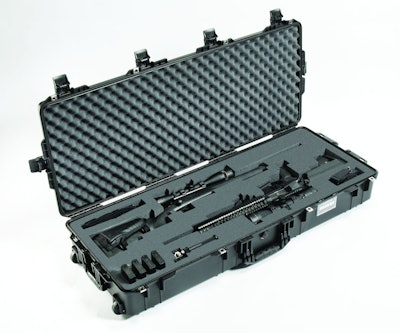 The Pelican Air 1745 Long Case is much lighter than even smaller Pelican cases, and it can fit two rifles.