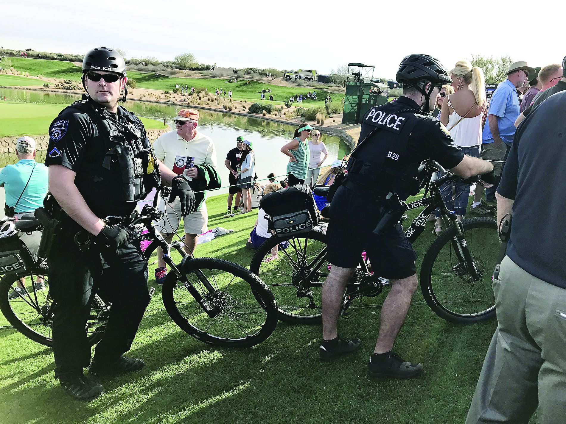 Bicycles can be used to create a barrier for keeping people out of restricted areas or blocking progress of demonstrators.