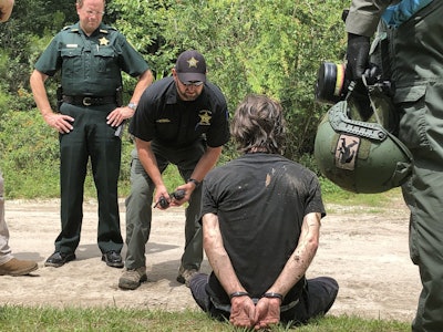 Florida deputies and officers, and federal law enforcement personnel were able to peacefully end a standoff with an armed, barricaded suspect on Monday.