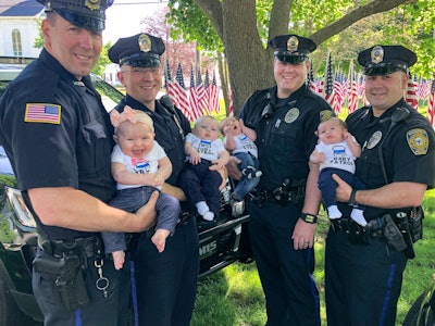 Four officers with the Mansfield (MA) Police Department have welcomed new babies into their families since December.