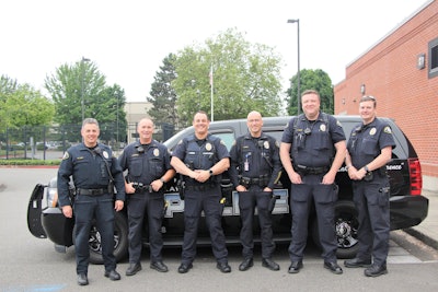 The command staff with the Lakewood (WA) Police Department did a patrol shift on Friday so that officers could have a paid day off.