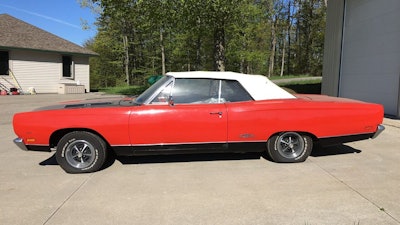 A rare Plymouth muscle car is being auctioned off by Michigan police.