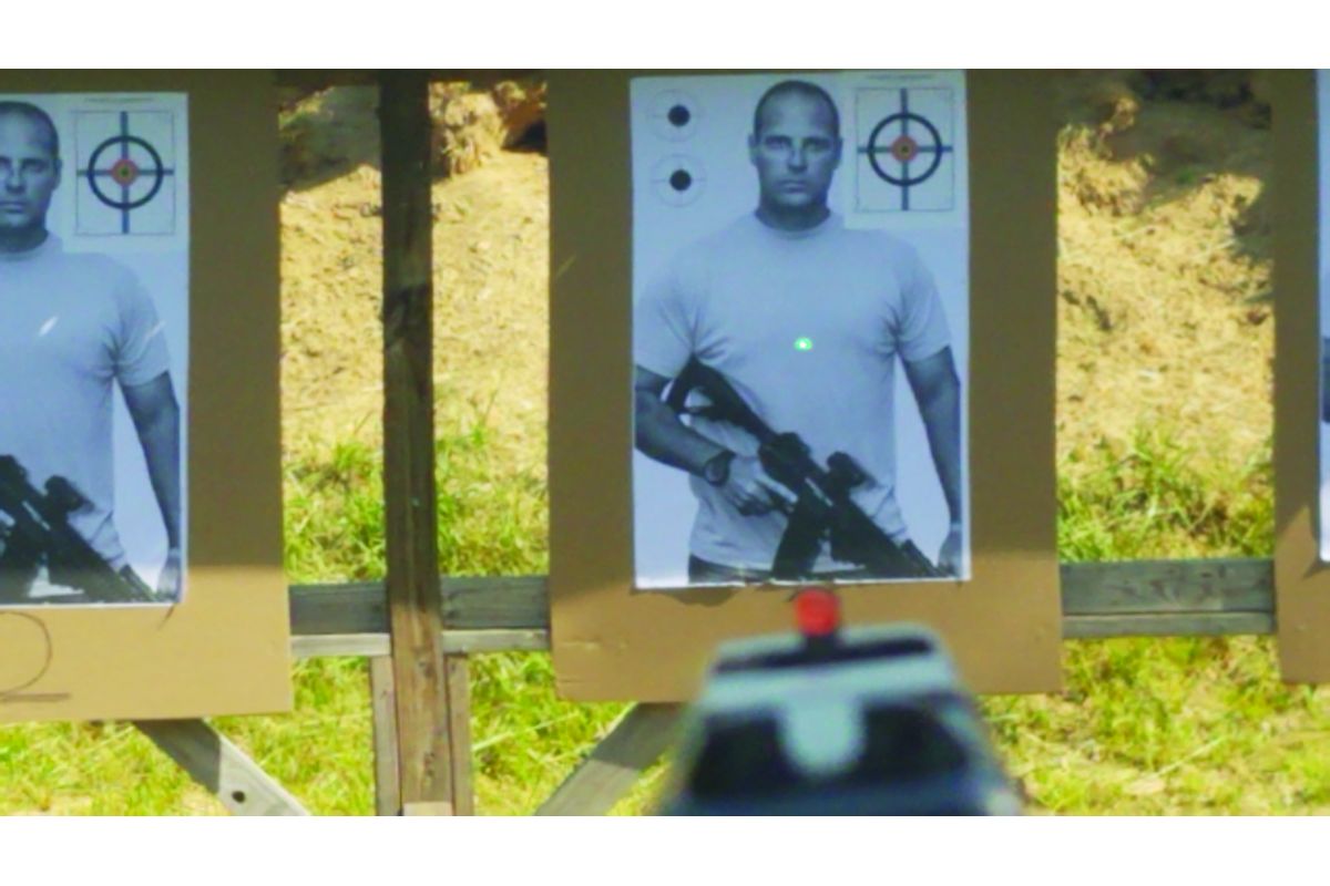 Green laser sighting systems offer better daylight visibility than red laser systems.