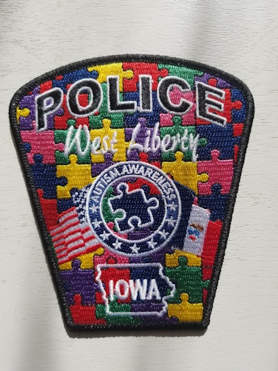 Earlier this year, the West Liberty Police Department designed and sold special police patches with the puzzle pattern that represents Autism awareness. That effort raised $3,000.