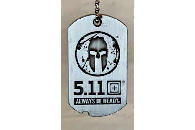 Every race participant will receive a 5.11 x Spartan branded dogtag.