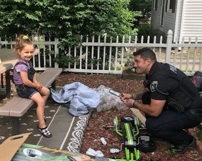 An officer with the Chicopee (MA) Police Department was called last week to take a report of a stolen vehicle—a pedal car owned by a four-year-old girl that was stolen from her front yard.