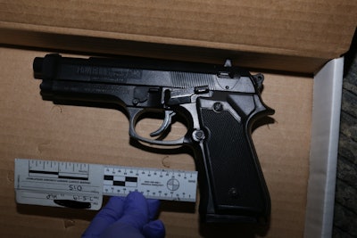 A BB gun closely resembling a Beretta 92F was reportedly recovered from the scene of an officer-involved shooting that left 17-year-old Hannah Williams dead.