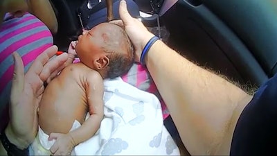 In an incident that took place in June, a South Carolina deputy saved the life of a 12-day-old baby who couldn't breathe.