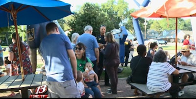 The Topeka Police Department recently put a summertime twist on their ongoing 'coffee with a cop' events by shifting the location to an area Dairy Queen ice cream parlor.