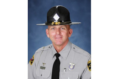Trooper Chris Wooten was on his motorcycle in pursuit of a vehicle when another car crashed into him in an intersection in Charlotte, NC, earlier in July.