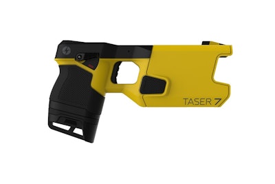 The TASER 7 is Axon's seventh generation conducted energy weapon (CEW).