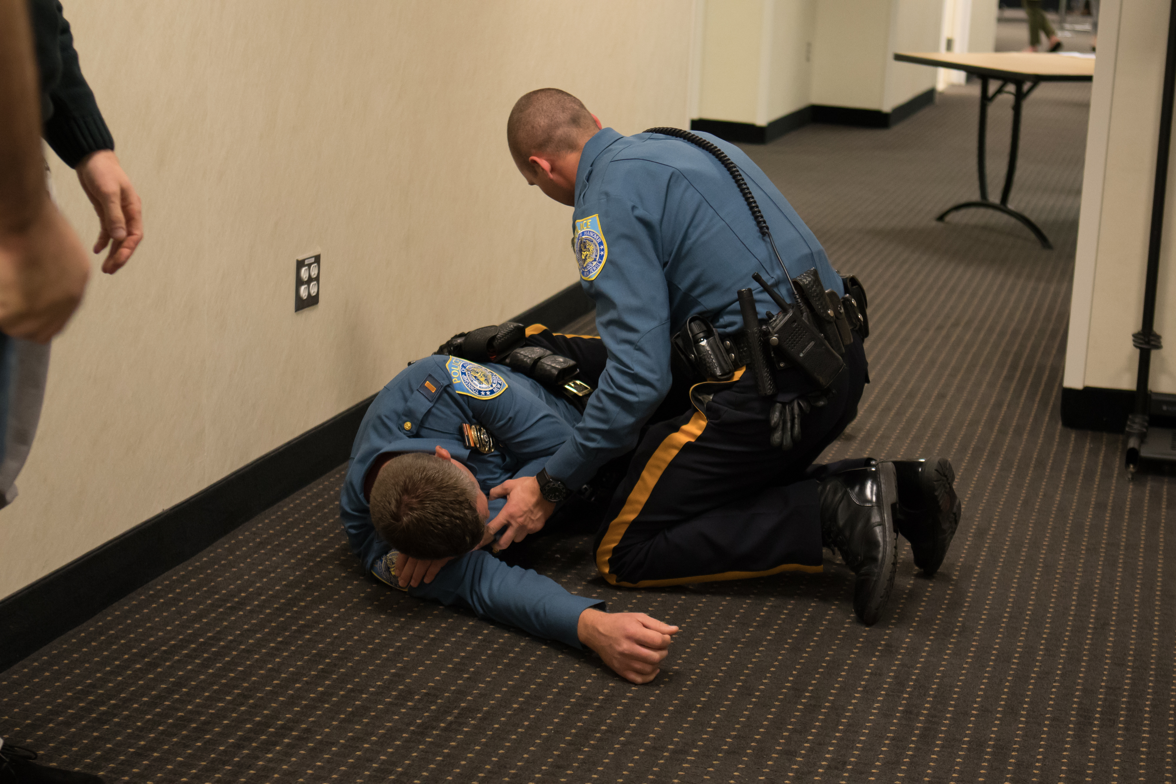 Officers training to respond to active shooters need to have experience performing first aid while wearing the gear they will use.