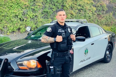 Upland (CA) Police Officer Jake Waste was pictured for a recruitment message on Facebook. The response was not what the agency expected.