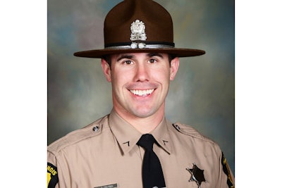 Trooper Nicholas Hopkins was with other members of the Emergency Response Team making entry into a home when he was shot by an occupant during an exchange of gunfire.