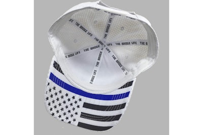 The Badge Life Thin Blue Line Flag Hat