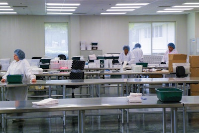 Workers at Sirchie assemble sexual assault evidence collection kits. The kits are produced according to the legal requirements of each state.