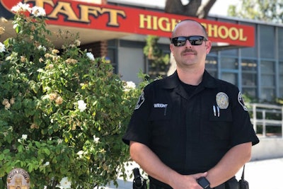Officer Glen Wright responded immediately and used his verbal communication skills to prevent a suicidal woman's death.
