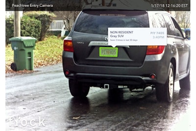 Flock Safety's automatic license plate reader (ALPR)