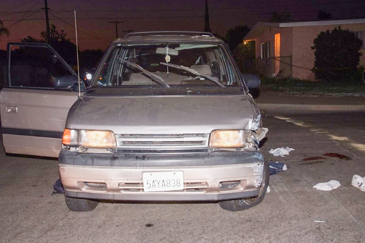 Sgt. Daron Wyatt and Officer Matt Ellis were patrolling the streets of Anaheim, CA, when they decided to stop this minivan. Before the night was over the driver was dead and Wyatt was badly hurt.