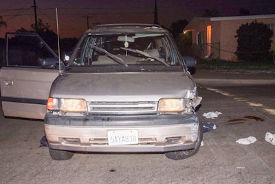 Sgt. Daron Wyatt and Officer Matt Ellis were patrolling the streets of Anaheim, CA, when they decided to stop this minivan. Before the night was over the driver was dead and Wyatt was badly hurt.