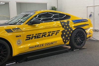 A man from the United Kingdom is paying tribute to the service of Harris County (TX) Deputy Sandeep Dhaliwal with a specially painted sports car. The car's owner—Raj Panesar—intends to display the car at Sikh events.