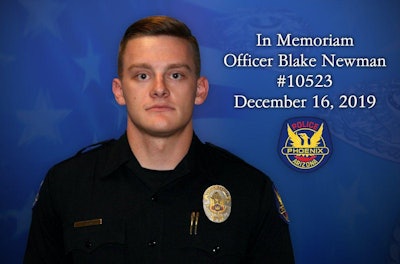 Phoenix Police Officer Blake Newman was killed Monday night in an off-duty motorcycle crash. (Photo: Phoenix PD)