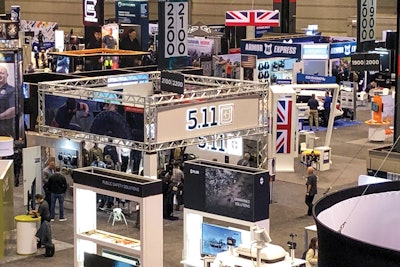 Overview of IACP 2019 show floor.