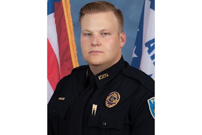 Officer Stephen Carr of the Fayetteville (AK) Police Department was shot and killed as he sat in his patrol vehicle outside of the police station on Saturday night.