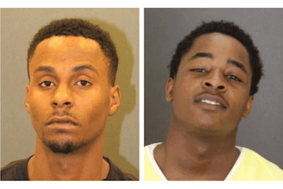 Zayne Abdullah, 23, and Donnell Burgess, 20, were arrested in connection with a case involving a police officer who was assaulted while attempting to detain a man. Police also arrested a 17-year-old, not pictured.