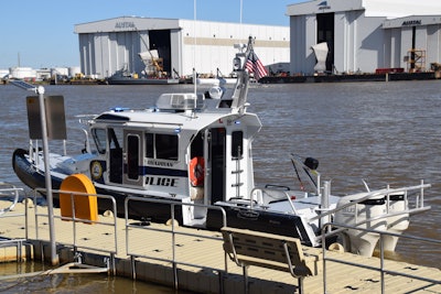The Mobile (AL) Police Department has added a new asset to its marine unit with the purchase of a new 34-foot police boat dubbed 'Guardian.'