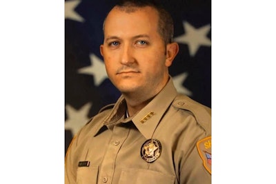 The vehicle occupied by Deputy Jarid Taylor left the roadway for unknown reasons and struck a tree. He died at the scene.