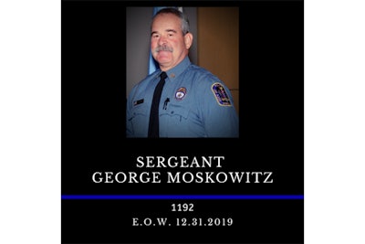 Officer George Moskowitz was on duty when he suffered the medical emergency at the Fairfax City Police headquarters, according to the department.