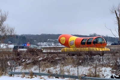 A deputy with the Waukesha County (WI) Sheriff's Department pulled over and issued a warning to the driver of the famous Oscar Mayer 'Wienermobile' for reportedly violating that state's 'move over law.'