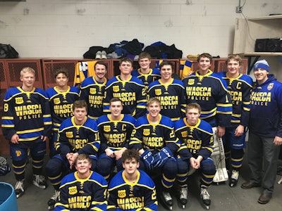 A high school hockey team in Minnesota that had hoped to honor an officer with the Waseca Police Department who was critically wounded in a shooting in early January by wearing jerseys bearing his name and badge number was disappointed to learn that their show of support was not supported by the Minnesota State High School League (MSHSL).