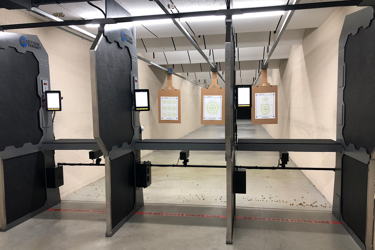 Targetscope’s X-Shot uses a camera below the shooting bench, a touchscreen monitor, and a PC box that mounts to the shooting stall or ceiling to give officers immediate feedback.